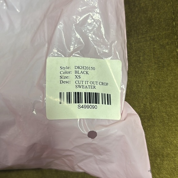 Dolls Kill Trickz N' Treatz Cut It Out Crop Sweater size XS NWT - Picture 7 of 8